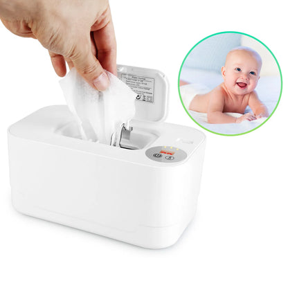 Baby Wipe Warmer with Night Light | Keeps Wipes Warm & Moist for Newborn Comfort