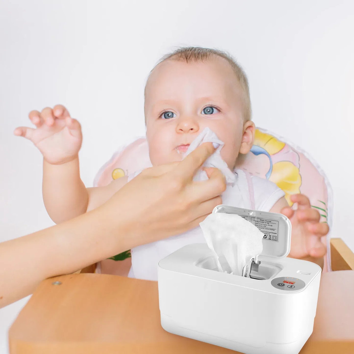 Baby Wipe Warmer with Night Light | Keeps Wipes Warm & Moist for Newborn Comfort