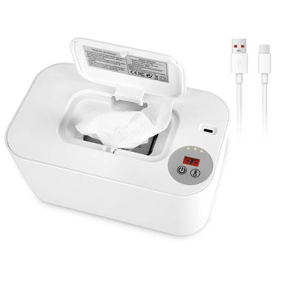 Baby Wipe Warmer with Night Light | Keeps Wipes Warm & Moist for Newborn Comfort